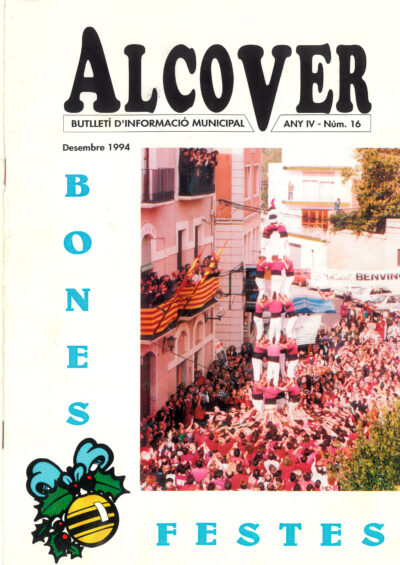 Alcover Butlletí 16 (Desembre 1994)