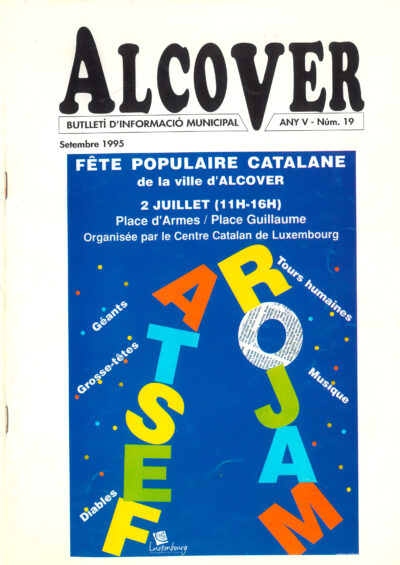 Alcover Butlletí 19 (Setembre 1995)