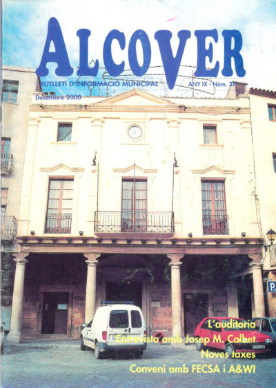 Alcover Butlletí 37 (Desembre 2000)