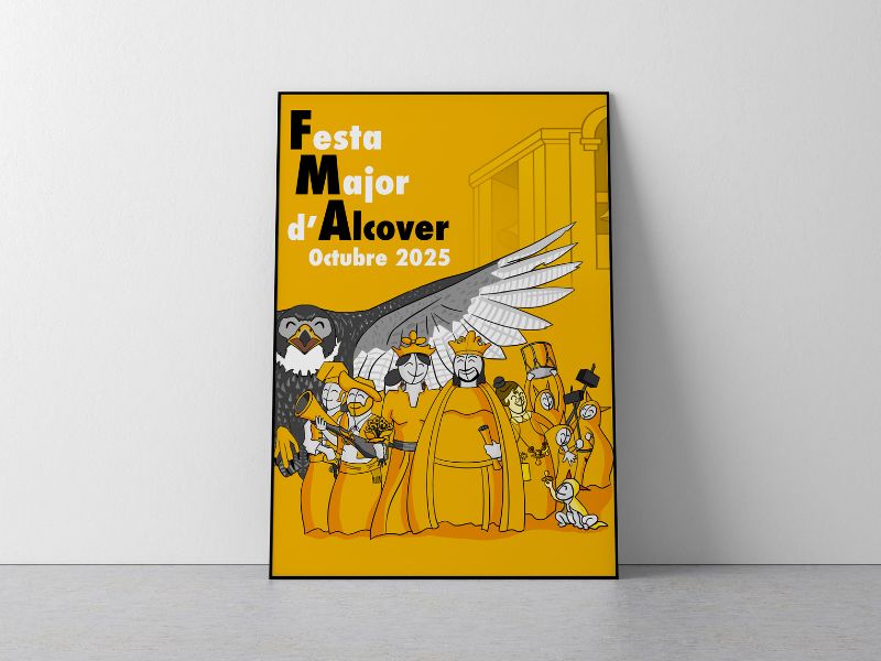 Actualment esteu veient Cartell guanyador del concurs de disseny de la Festa Major 2025