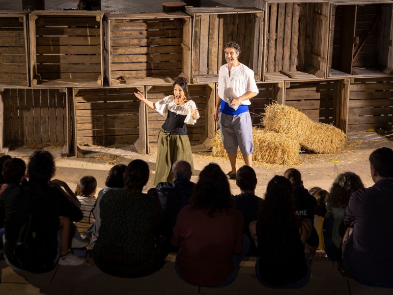Espectacle teatral per a tots els públics ‘Tinguem la fira en pau!’.