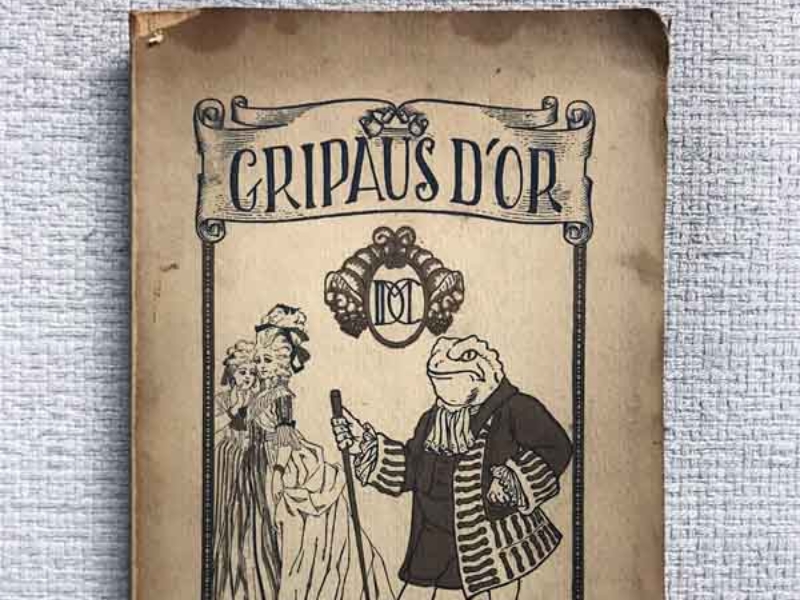 Presentació del llibre “Gripaus d’or”