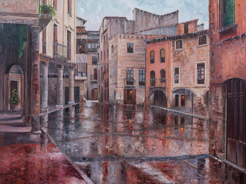 Inauguració de l’exposició ‘La pintura com a refugi’ de l’alcoverenc Jordi Isern